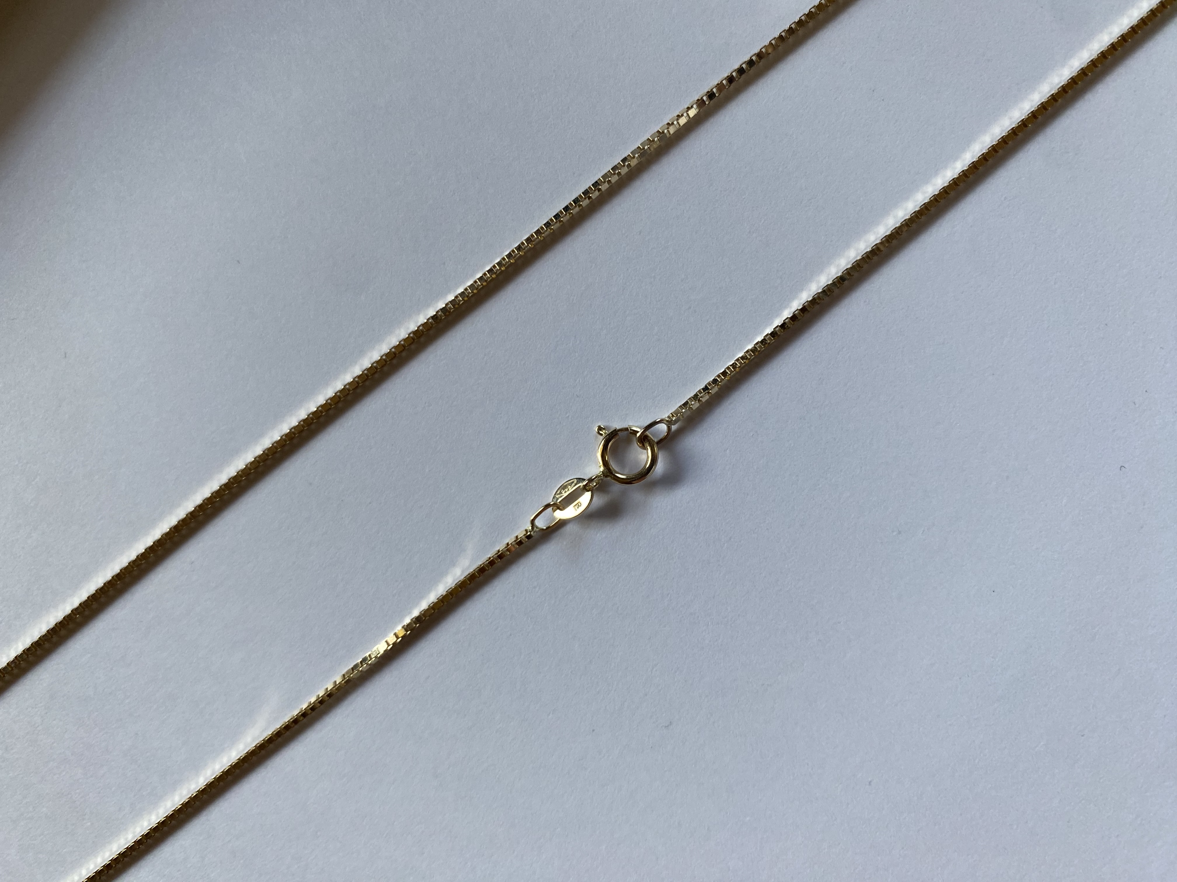 Goldhalskette (42 cm)